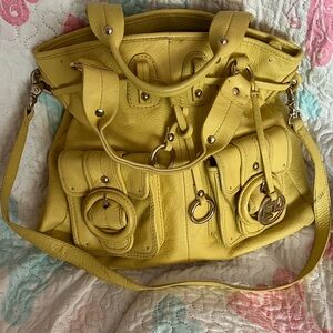 Elliot Lucca Yellow Leather Bag